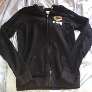 Victoria secret PINK Purdue Zip up hoodie.
